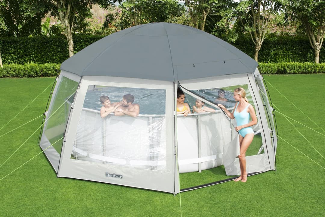 Accessoires Piscine Dôme de protection pour piscine hors sol rondes jusqu'à Ø 4,88m Bestway 2