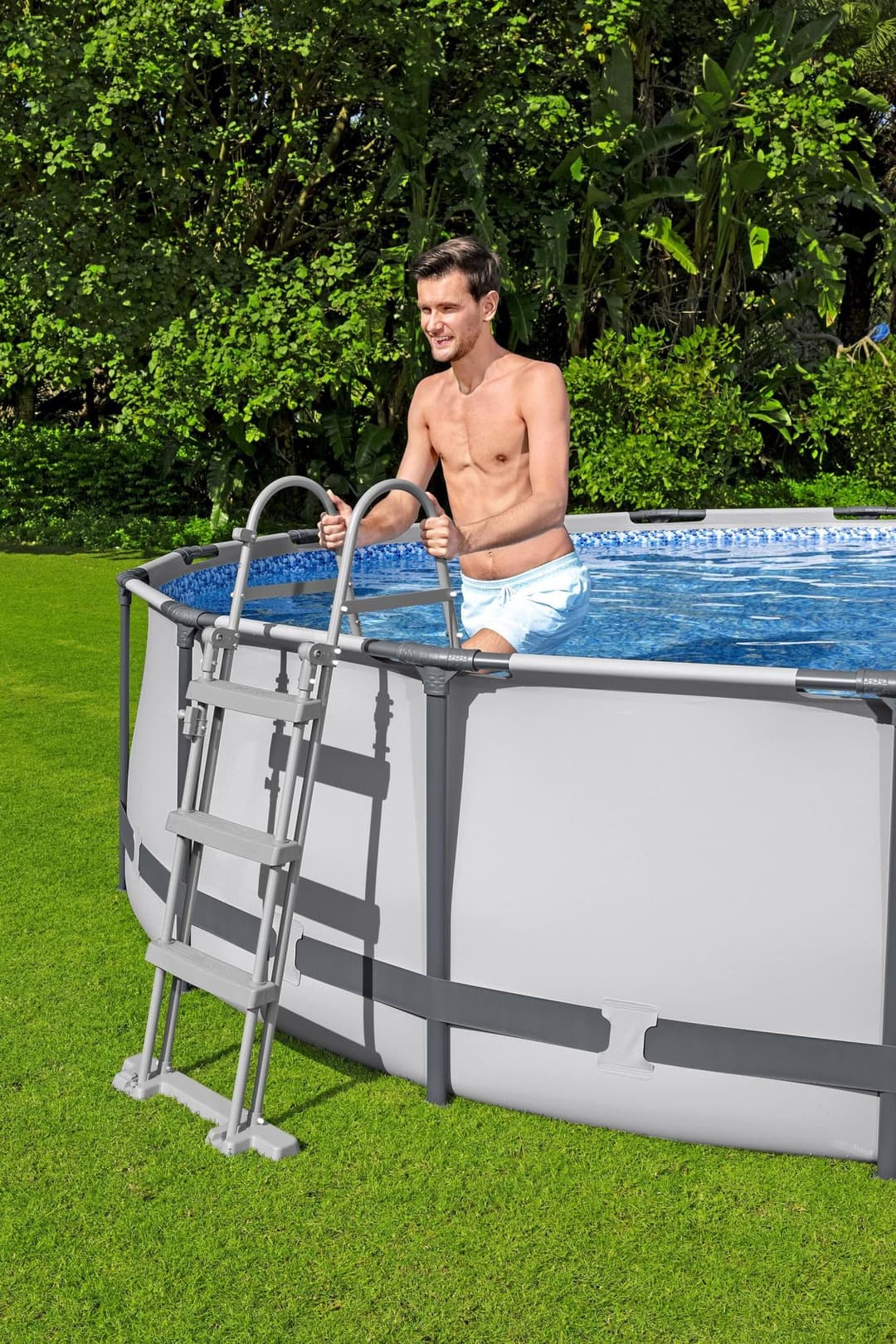 Piscine hors sol Piscine hors sol ronde Steel Pro Max 457 x 107 cm Bestway 5
