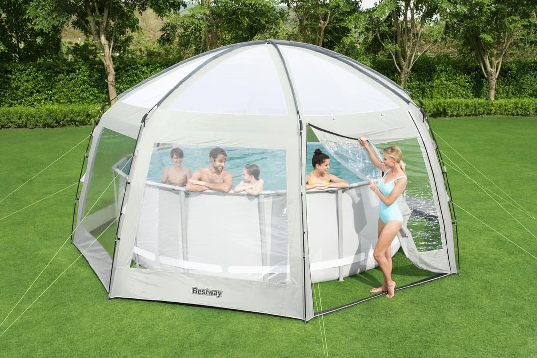 Accessoires Piscine Dôme de protection pour piscine hors sol rondes jusqu'à Ø 4,88m Bestway 3