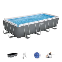 Piscine hors sol Piscine hors sol rectangle Power Steel 549 x 274 x 122 cm Bestway 1