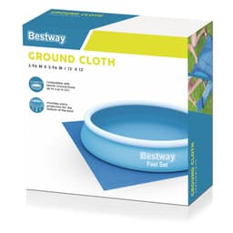 Accessoires Piscine Tapis de sol pour piscine hors sol et spa gonflable 366 cm Bestway 5