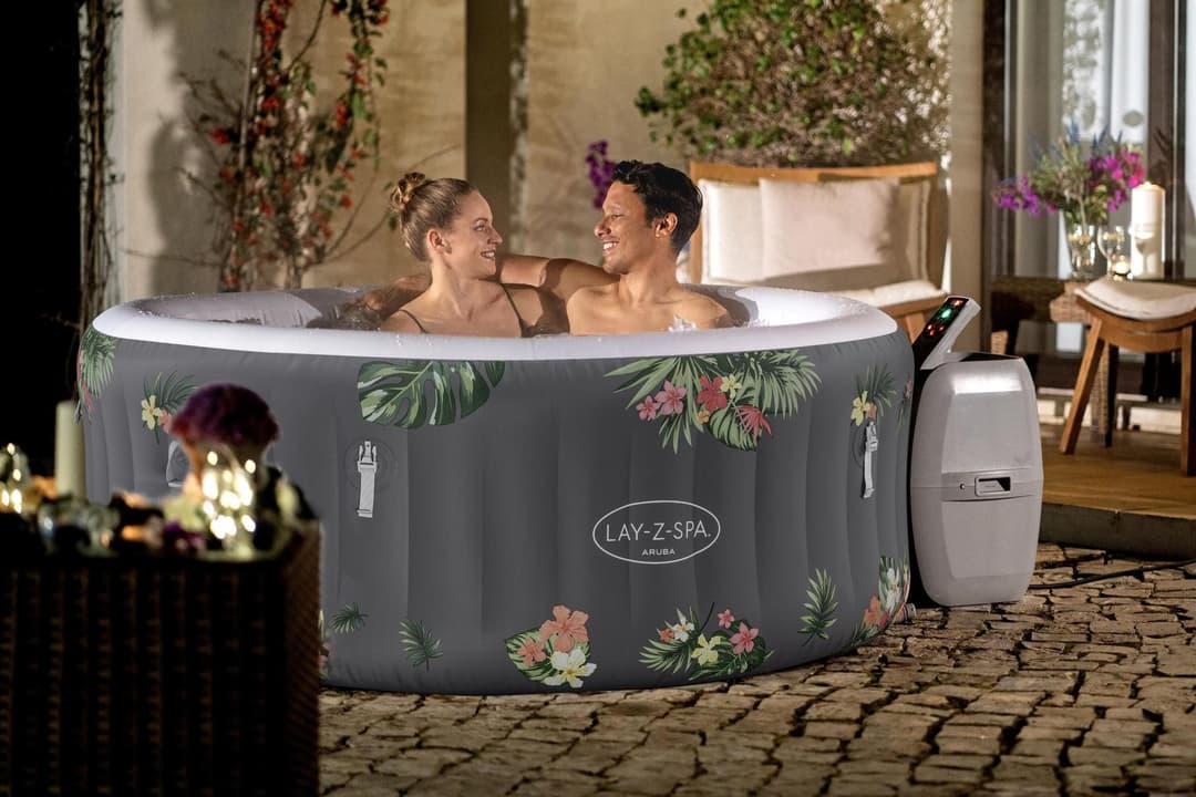 Spa Gonflable Spa gonflable rond Lay-Z-Spa Aruba Airjet 2 - 3 personnes Bestway 2