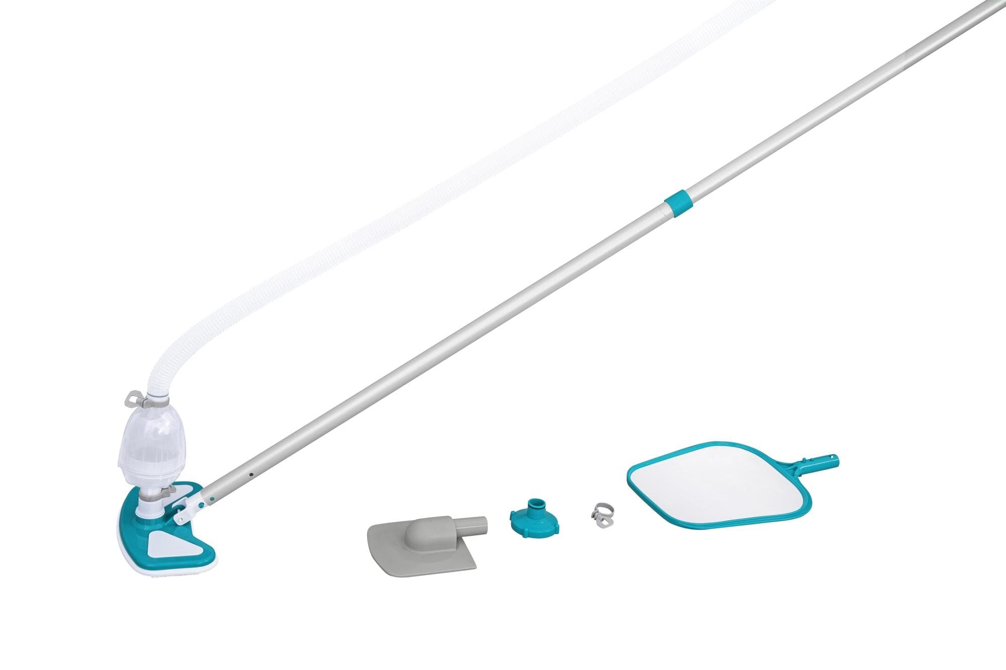 Accessoires Piscine Kit de nettoyage piscine AquaClean avec aspirateur et épuisette Bestway 1
