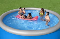 Piscine hors sol Piscine autoportante Fast Set ronde 457 x 122 cm avec accessoires Bestway 4