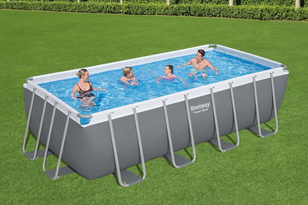 Piscine hors sol Piscine hors sol rectangle Power Steel 488 x 244 x 122 cm Bestway 3