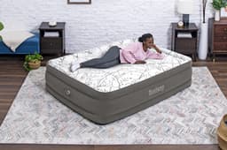 Matelas gonflables Lit gonflable 2 places 203x152x46 cm avec pompe électrique intégrée Bestway 2