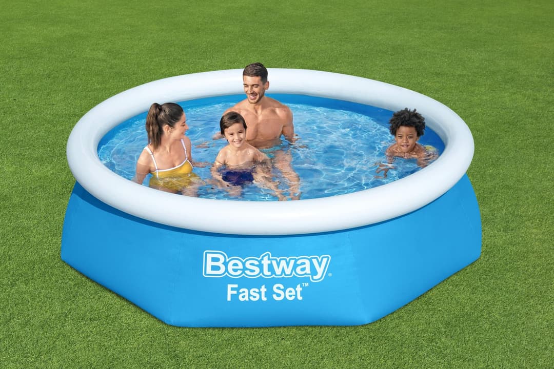 Piscine hors sol Piscine autoportante ronde Fast Set 244 x 61 cm avec filtration Bestway 2