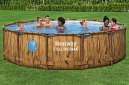Piscine hors sol Pisicne hors sol ronde 427 x 107 cm Steel Pro Max Splashview Bestway 2