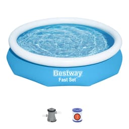 Piscine hors sol Piscine autoportante ronde Fast Set 305 x 66 cm avec filtration Bestway 1