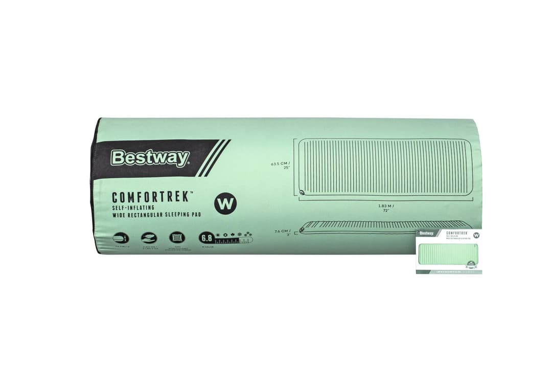 Camping et tente Matelas autogonflant 183 x 63.5 x 7.6 cm ComforTrek Bestway 4