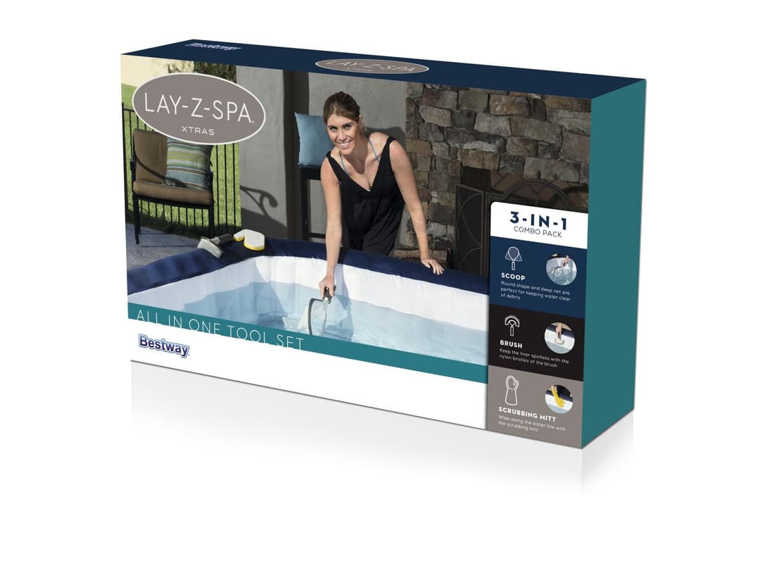 Accessoires Spa Kit de nettoyage pour spa gonflable Lay-Z-Spa 3 pièces Bestway 5