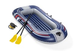 Bateaux, paddle et kayak Bateau gonflable Hydro-Force™ Treck X1 228 x 121 x 32 cm avec 2 rames et un gonfleur à pied Bestway 1