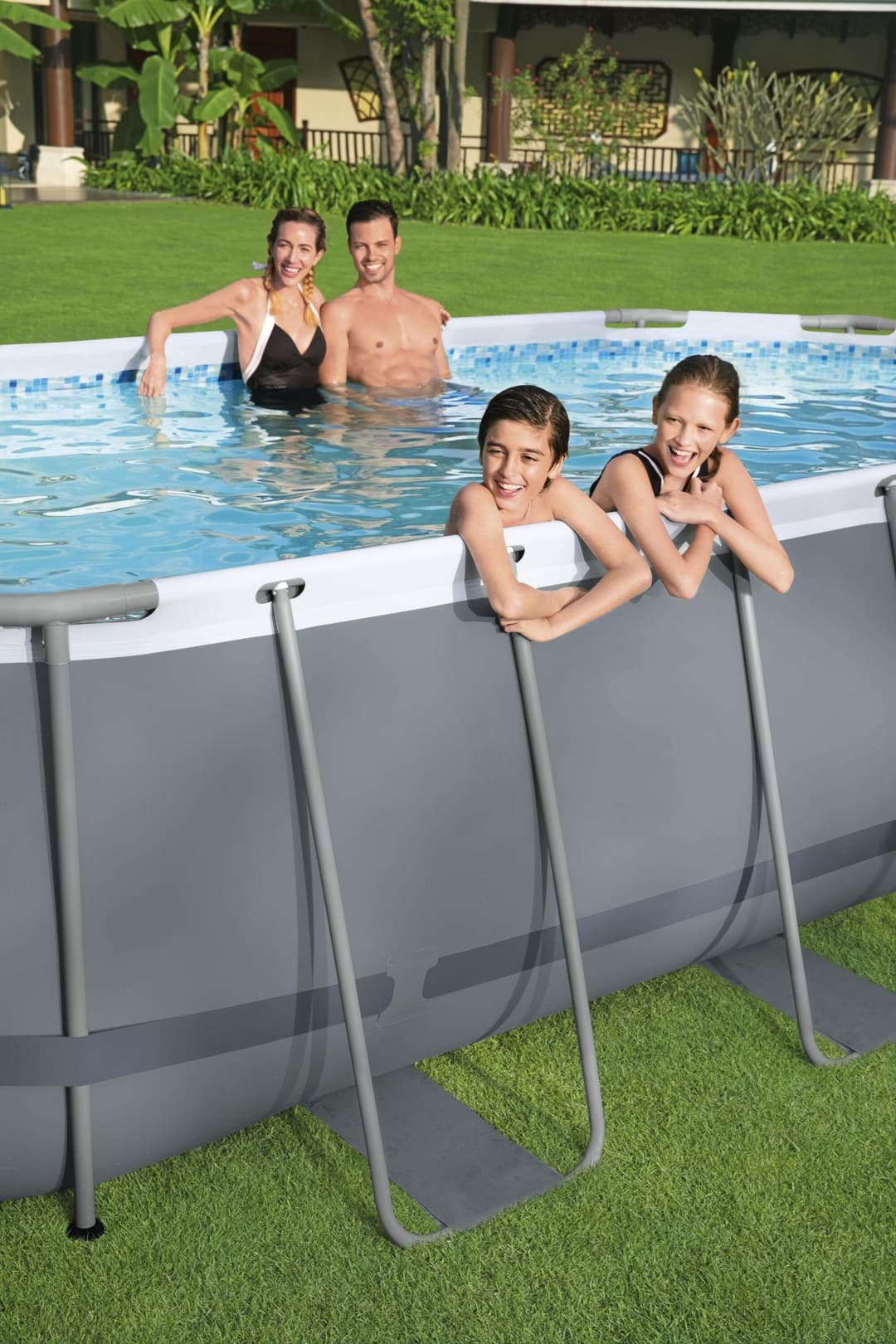 Piscine hors sol Piscine hors sol ovale Power Steel 549 x 274 x 122cm avec accessoires Bestway 5