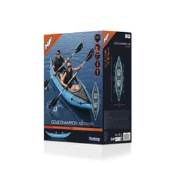 Bateaux, paddle et kayak Kayak gonflable Cove Champion X2 Hydro-Force™ 331 x 88cm, 2 places, 180 kg max, 2 pagaies, 2 ailerons amovibles et une pompe Bestway 8