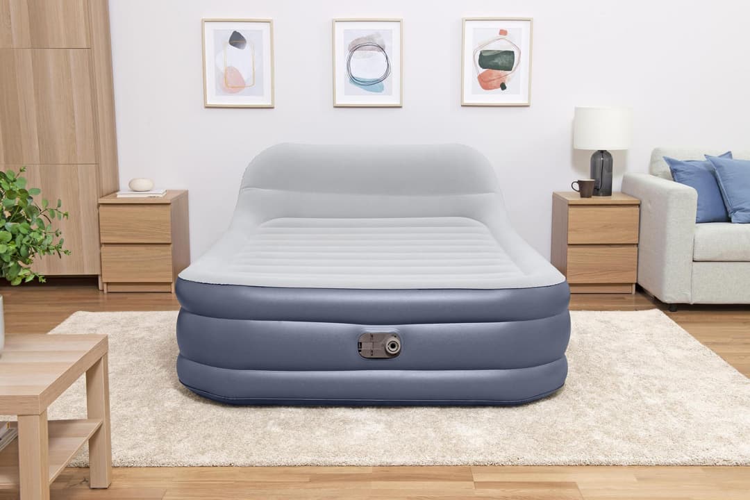 Matelas gonflables Lit gonflable 2 places 226 x 152 x 84 cm tête de lit et pompe intégrée Bestway 4