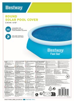Accessoires Piscine Bâche à bulles ronde Ø 210 cm pour piscine hors sol Fast Set Ø 244 cm Bestway 5