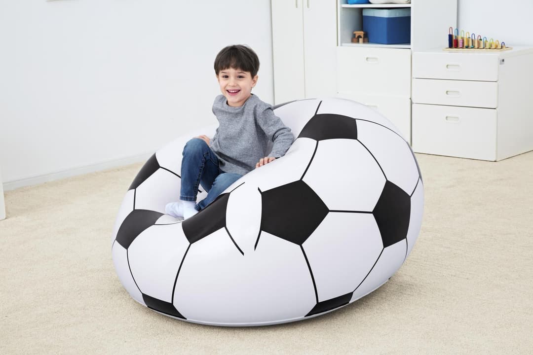 Matelas et mobilier gonflable Fauteuil gonflable ballon de foot Beanless™ Soccer Ball pour enfants Bestway 2