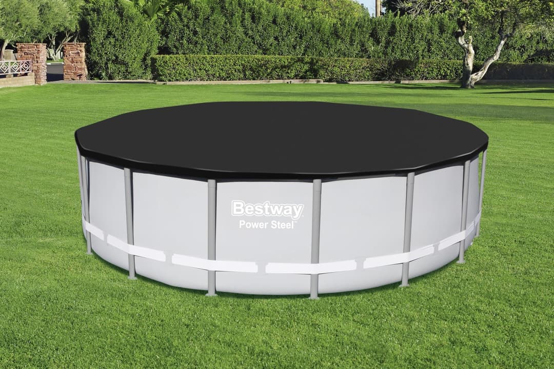Accessoires Piscine Bâche 4 saisons ronde 493 cm pour piscine hors sol  Ø 460cm ou 488cm Bestway 5