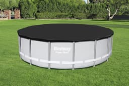 Accessoires Piscine Bâche 4 saisons ronde 493 cm pour piscine hors sol  Ø 460cm ou 488cm Bestway 5