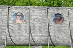 Piscine hors sol Piscine hors sol ovale Power Steel Swim Vista pierres 549x274x122cm Bestway 5