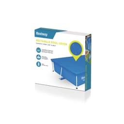Accessoires Piscine Bâche 4 saisons rectangle 264x174cm pour piscine Steel Pro 259x170cm Bestway 5