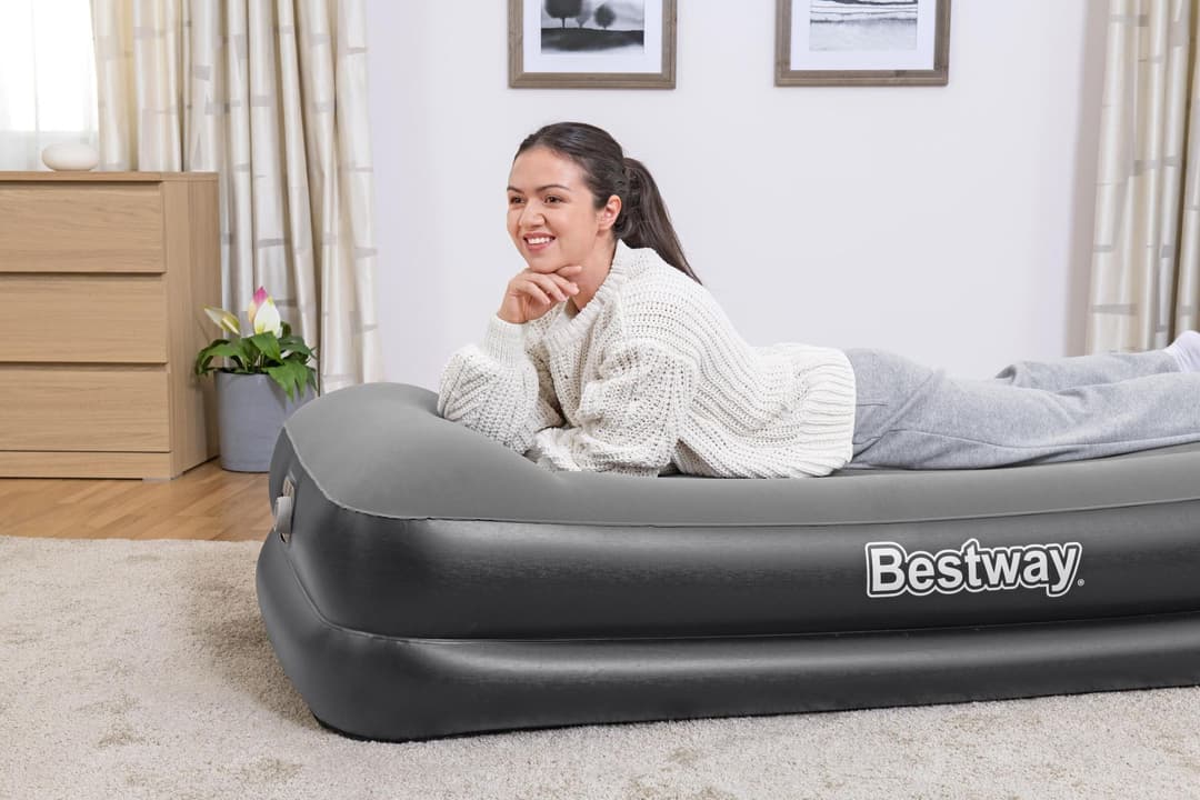 Matelas gonflables Lit gonflable 1 place 191x97x46 cm avec pompe électrique intégrée Bestway 4