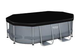Accessoires Piscine Bâche 4 saisons ovale 305x184cm pour piscine Power Steel 305x200cm Bestway 1