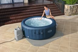 Accessoires Piscine Tapis de sol pour spa carré ou rond Lay-Z-Spa 196 x 196 cm Bestway 2