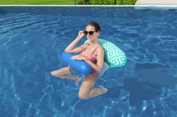 Jeux d'extérieur et trampoline Matelas hamac Comfort Plush™, 145 x 87 cm, 90 kg max, surface imperméable, maillage CoolDown™, structure convertible Bestway 5