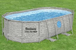Piscine hors sol Piscine hors sol ovale 427x250x100cm Steel Pro Max Splashview Bestway 3