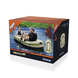 Bateaux, paddle et kayak Bateau gonflable Voyager™ X2 set Hydro-Force™, 232 x 118 cm, 2 adultes 240 kg, 2 pagaies, un sac de transport et une pompe à air Bestway 8