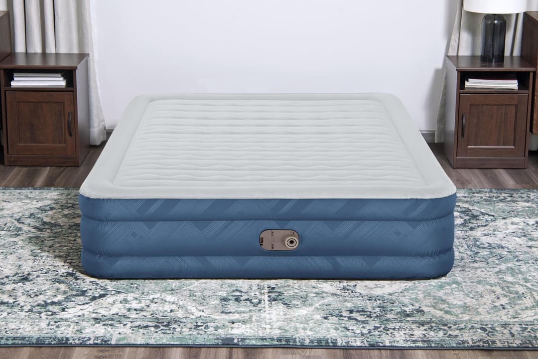 Matelas gonflables Lit gonflable 2 places 203 x 152 x 36 cm avec pompe électrique intégrée Bestway 3