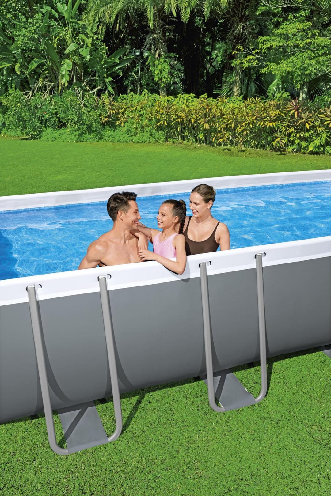 Piscine hors sol Piscine hors sol rectangulaire 488x244x122cm Steel Pro Max Bestway 4