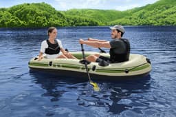 Bateaux, paddle et kayak Bateau gonflable Voyager™ X2 set Hydro-Force™, 232 x 118 cm, 2 adultes 240 kg, 2 pagaies, un sac de transport et une pompe à air Bestway 4