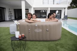 Spa Spa gonflable carré Lay-Z-Spa Palma Hydrojet Pro 5 - 7 places Bestway 2