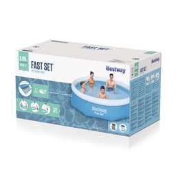Piscine hors sol Piscine autoportante ronde Fast Set 305 x 76 cm avec filtration Bestway 5