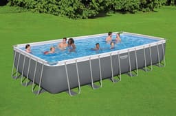 Piscine hors sol Piscine hors sol rectangle 732 x 366 x 132 cm Power Steel Bestway 3