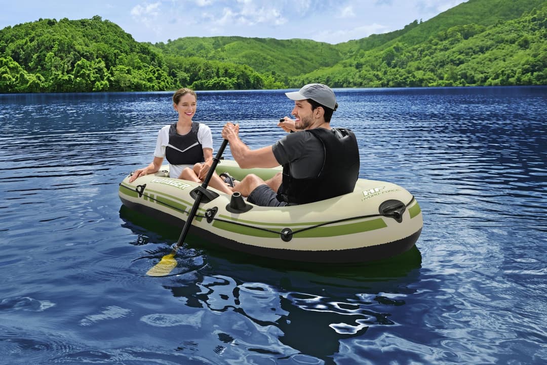 Bateaux, paddle et kayak Bateau gonflable Voyager™ X2 set Hydro-Force™, 232 x 118 cm, 2 adultes 240 kg, 2 pagaies, un sac de transport et une pompe à air Bestway 5