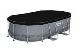 Accessoires Piscine Bâche 4 saisons ovale 418x230cm pour piscine Power Steel  427x250cm Bestway 1