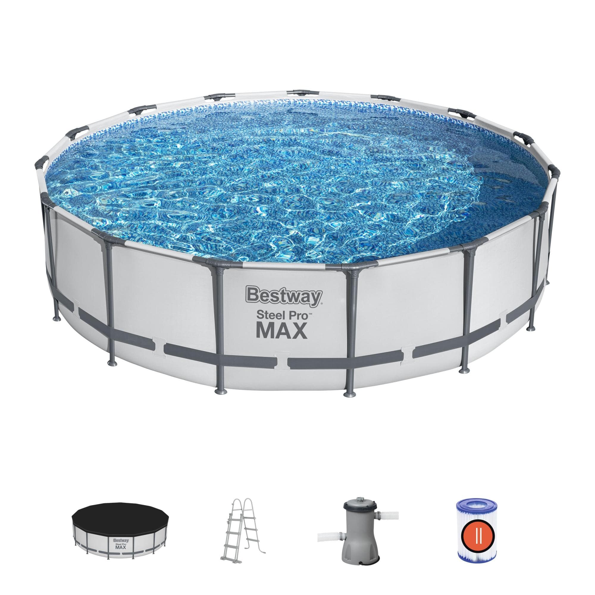 Piscine hors sol Piscine hors sol ronde Steel Pro Max 457 x 107 cm Bestway 1