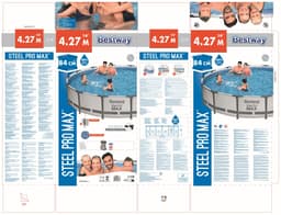 Piscine hors sol Piscine hors sol ronde Steel Pro Max 427x84cm Bestway 4