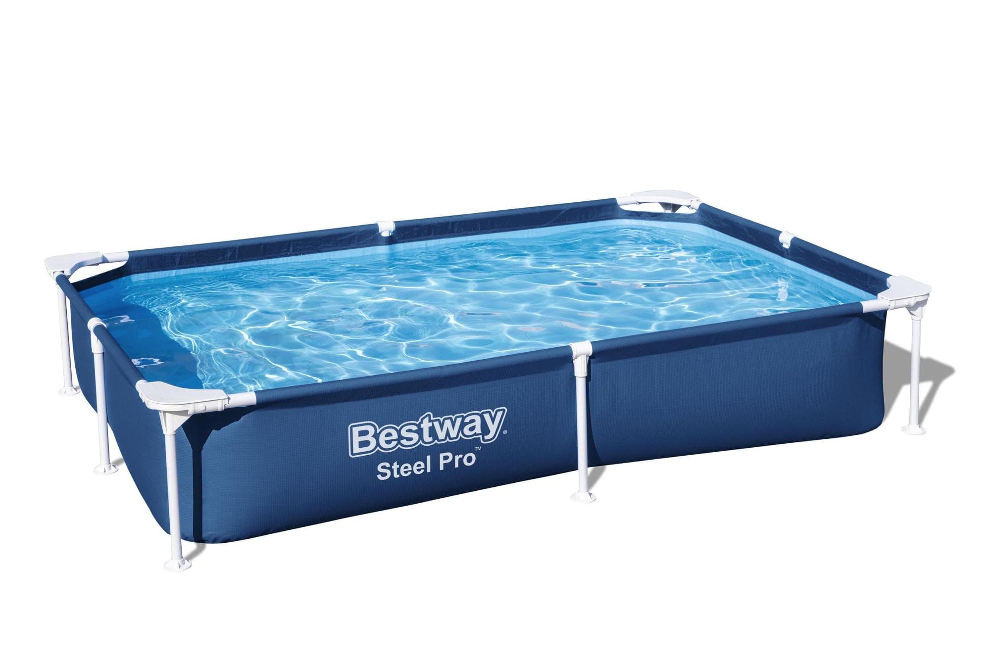 Piscine hors sol Piscine hors sol rectangulaire Steel Pro 221 x 150 x 43 cm Bestway 1