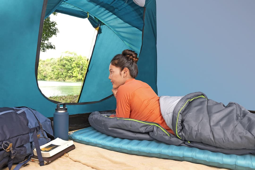 Camping et tente Matelas autogonflant 183 x 51 x 5.1 cm momie TerrainPro Bestway 5