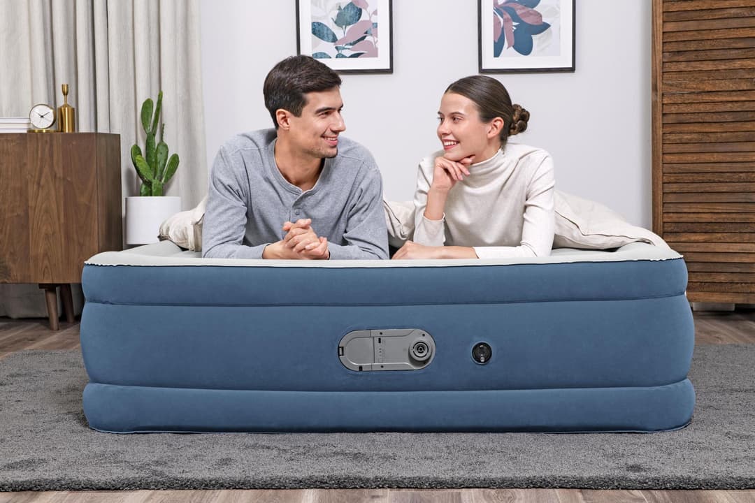 Matelas gonflables Lit gonflable 2 places 203 x 152 x 46 cm pompe électrique AlwayzAire Bestway 3