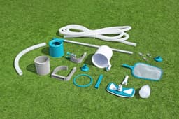 Accessoires Piscine Kit entretien piscine Deluxe avec skimmer, aspirateur et épuisette Bestway 5