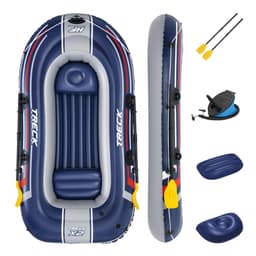 Bateaux, paddle et kayak Bateau gonflable Hydro-Force™ Treck X2 255 x 127 x 36 cm avec 2 rames et un gonfleur à pied Bestway 2