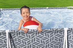 Piscine hors sol Piscine hors sol rectangle Steel Pro 366 x 201 x 66 cm décor graphique Bestway 7