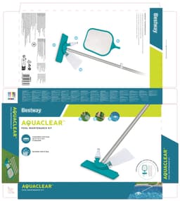 Accessoires Piscine Kit d’entretien piscine avec aspirateur et épuisette AquaClear Bestway 3
