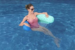 Jeux d'extérieur et trampoline Matelas hamac Comfort Plush™, 145 x 87 cm, 90 kg max, surface imperméable, maillage CoolDown™, structure convertible Bestway 8