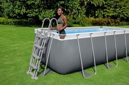 Piscine hors sol Piscine hors sol rectangle 412 x 201 x 122 cm Steel Pro Max Bestway 6